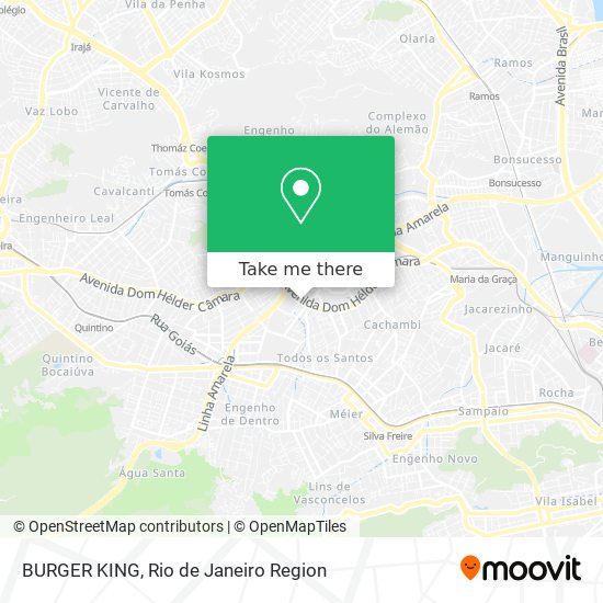 BURGER KING map