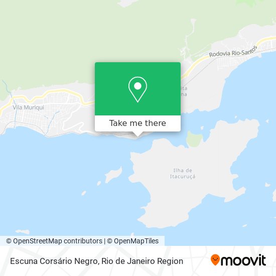 Escuna Corsário Negro map