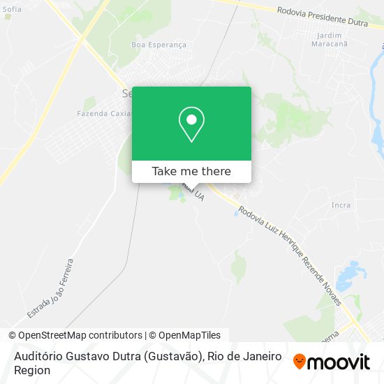 Mapa Auditório Gustavo Dutra (Gustavão)