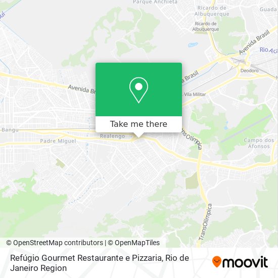 Refúgio Gourmet Restaurante e Pizzaria map