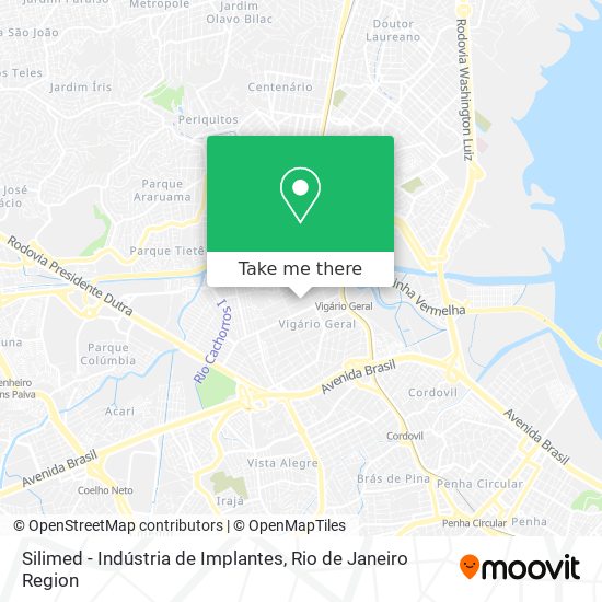 Silimed - Indústria de Implantes map