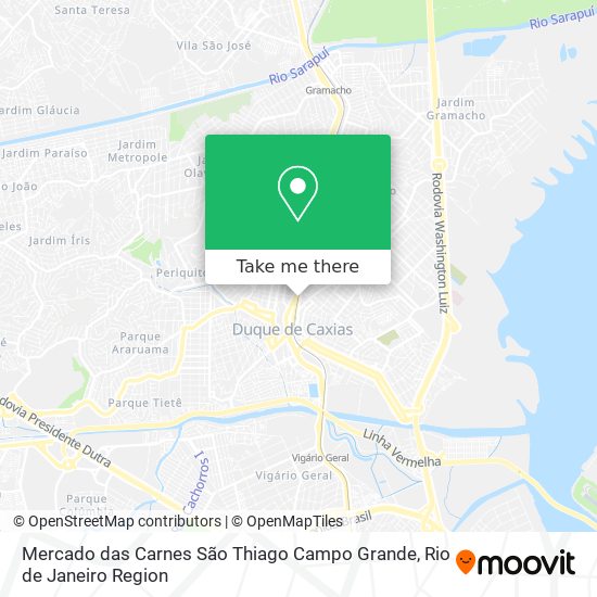 Mercado das Carnes São Thiago Campo Grande map