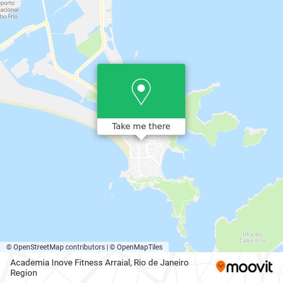 Academia Inove Fitness Arraial map