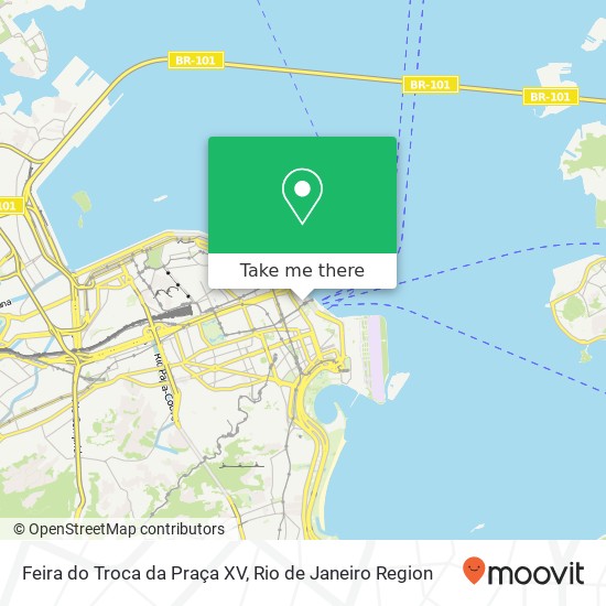 Feira do Troca da Praça XV map