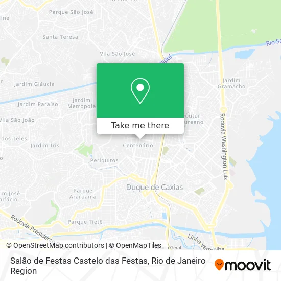 Salão de Festas Castelo das Festas map