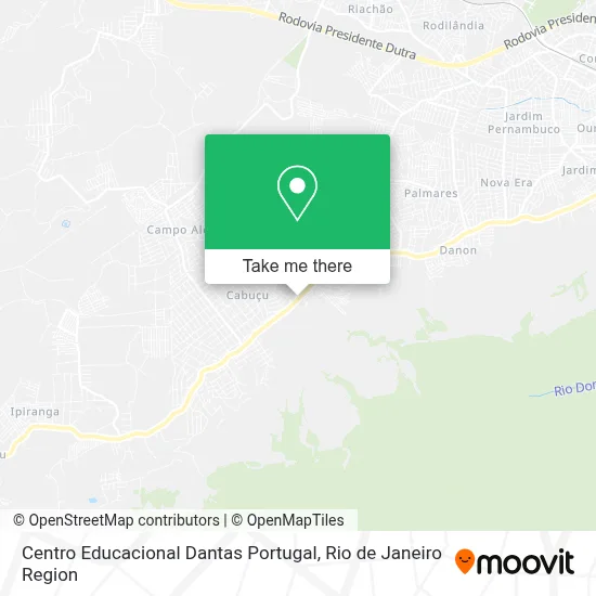 Centro Educacional Dantas Portugal map