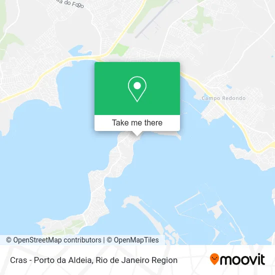 Cras - Porto da Aldeia map