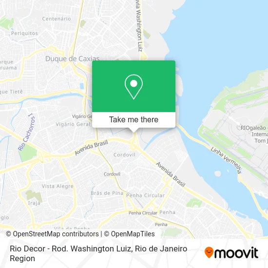 Rio Decor - Rod. Washington Luiz map