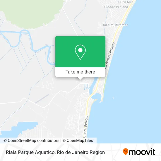 Riala Parque Aquatico map