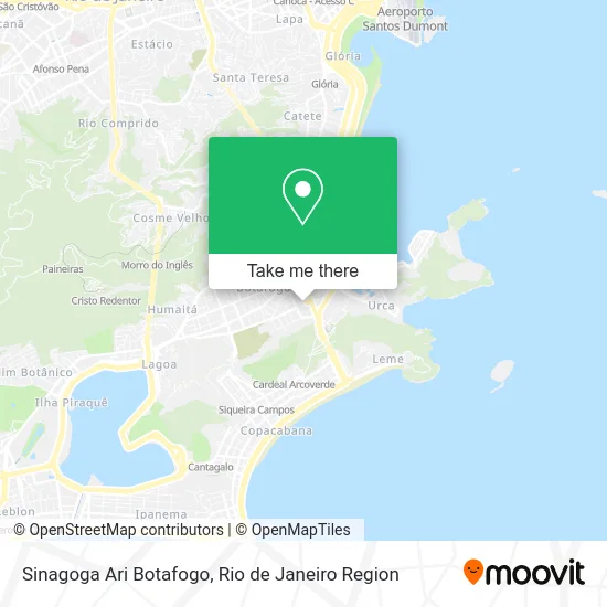 Sinagoga Ari Botafogo map