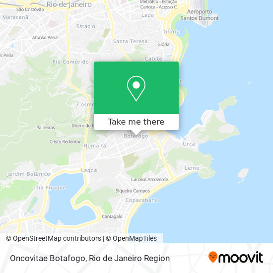 Mapa Oncovitae Botafogo