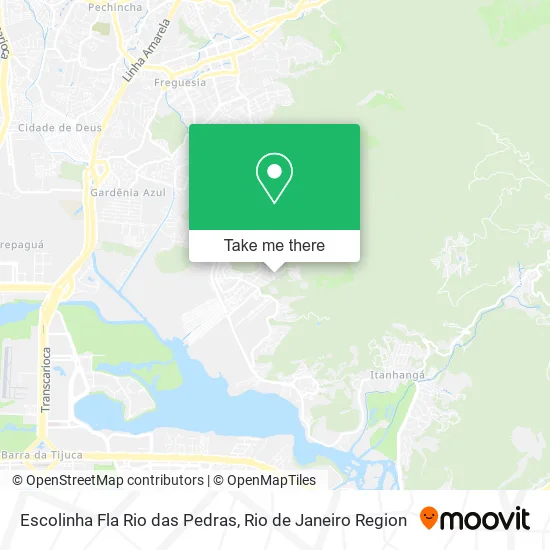 Escolinha Fla Rio das Pedras map