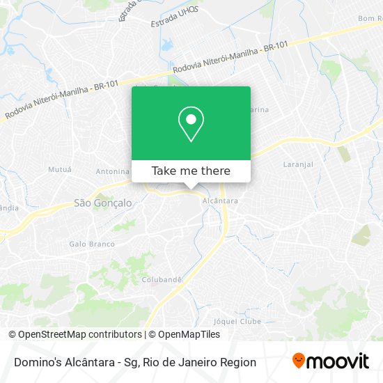 Domino's Alcântara - Sg map