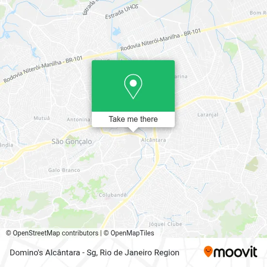 Domino's Alcântara - Sg map