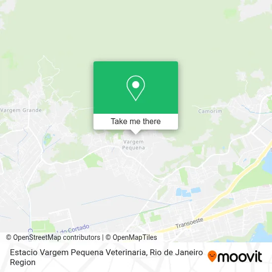 Estacio Vargem Pequena Veterinaria map