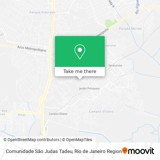 Comunidade São Judas Tadeu map