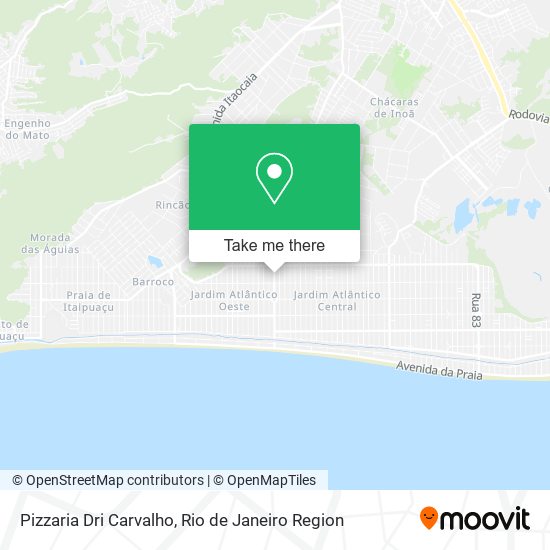 Pizzaria Dri Carvalho map