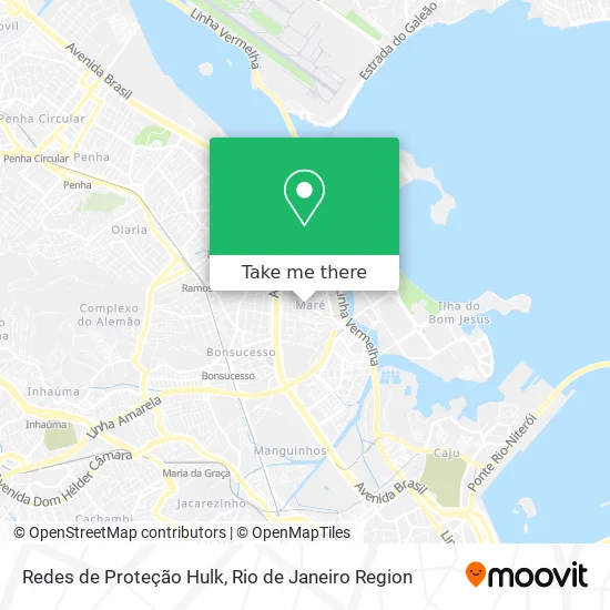 Redes de Proteção Hulk map