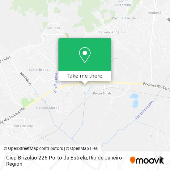 Ciep Brizolão 226 Porto da Estrela map