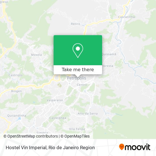 Hostel Vin Imperial map