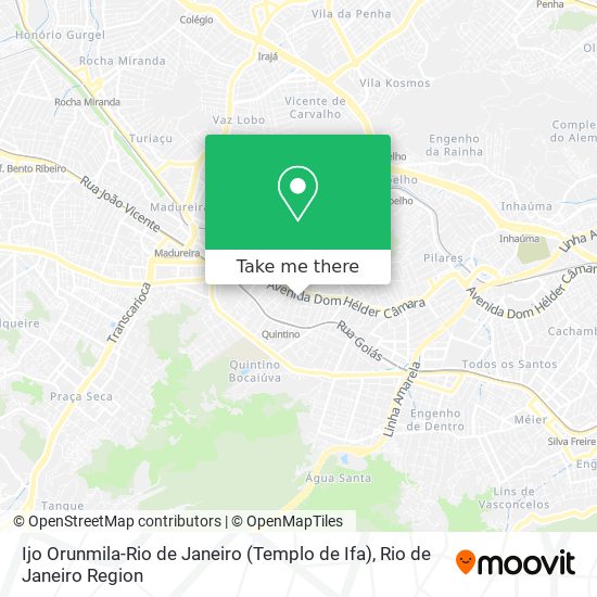 Mapa Ijo Orunmila-Rio de Janeiro (Templo de Ifa)