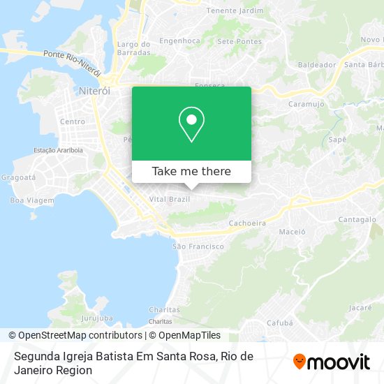 Segunda Igreja Batista Em Santa Rosa map