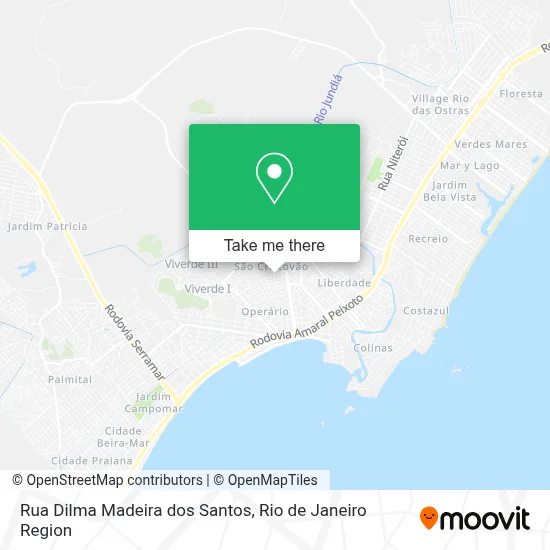 Rua Dilma Madeira dos Santos map