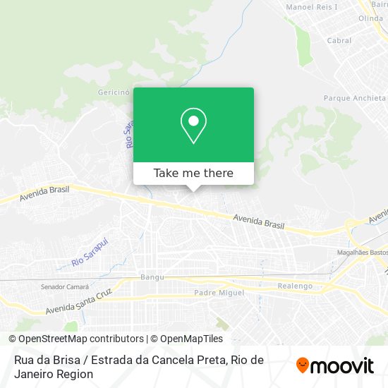Rua da Brisa / Estrada da Cancela Preta map