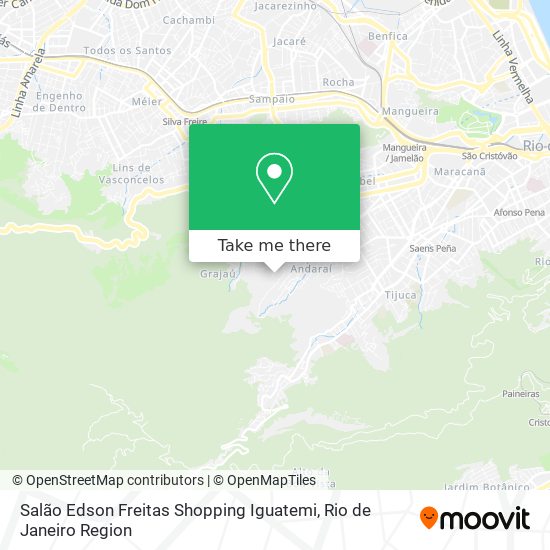 Salão Edson Freitas Shopping Iguatemi map