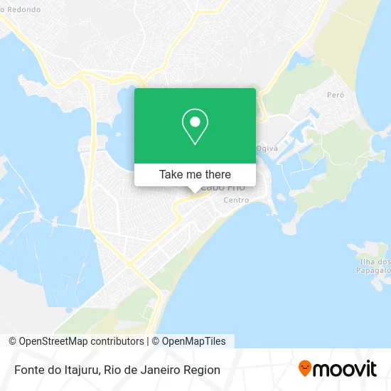 Fonte do Itajuru map