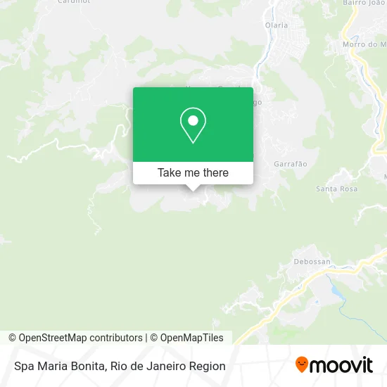 Spa Maria Bonita map
