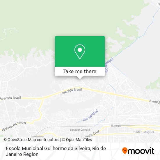 Mapa Escola Municipal Guilherme da Silveira