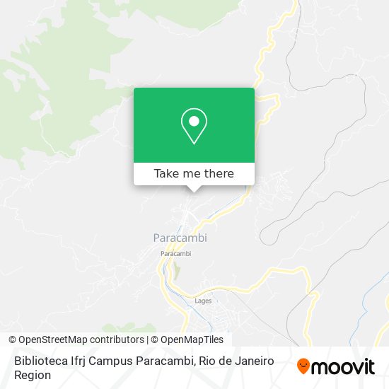 Biblioteca Ifrj Campus Paracambi map