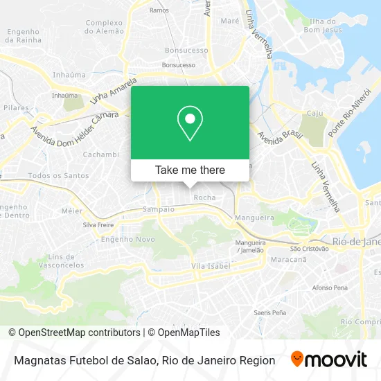 Magnatas Futebol de Salao map