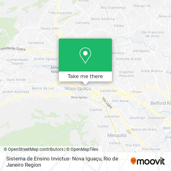 Sistema de Ensino Invictus- Nova Iguaçu map