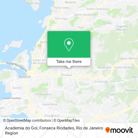 Academia do Gol, Fonseca Riodades map