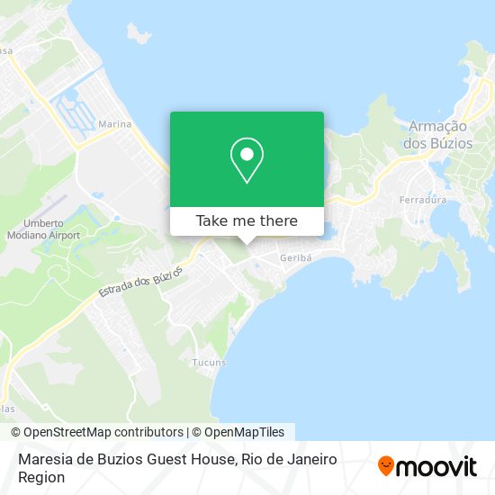 Maresia de Buzios Guest House map