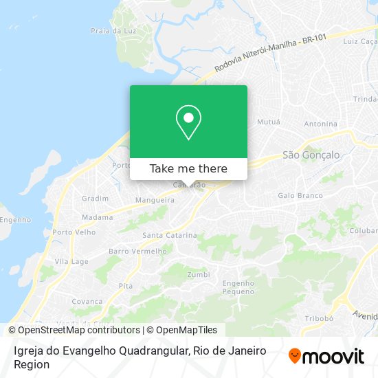 Mapa Igreja do Evangelho Quadrangular