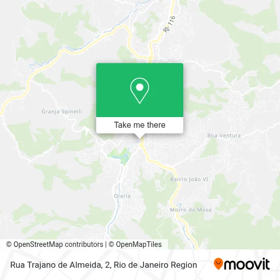 Rua Trajano de Almeida, 2 map