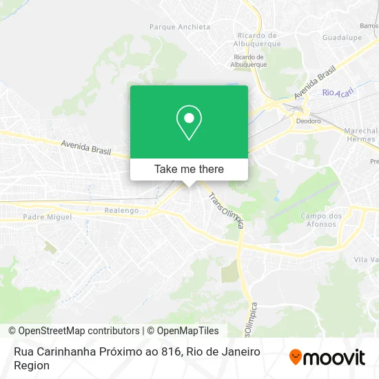 Rua Carinhanha Próximo ao 816 map