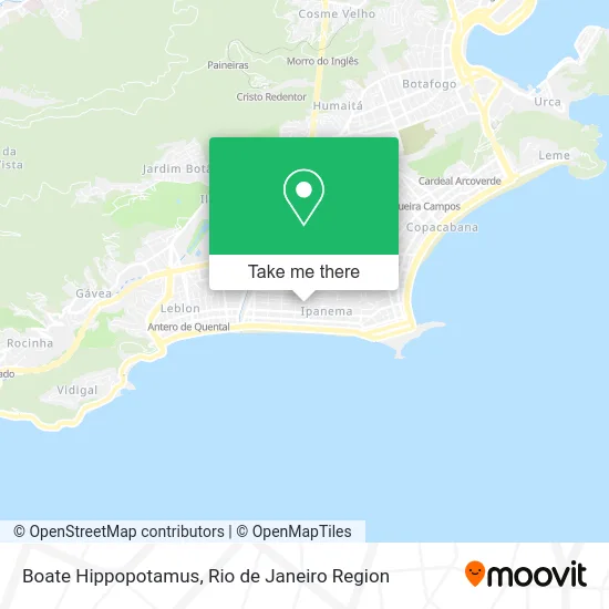 Boate Hippopotamus map