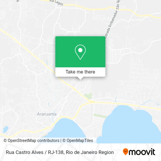 Rua Castro Alves / RJ-138 map