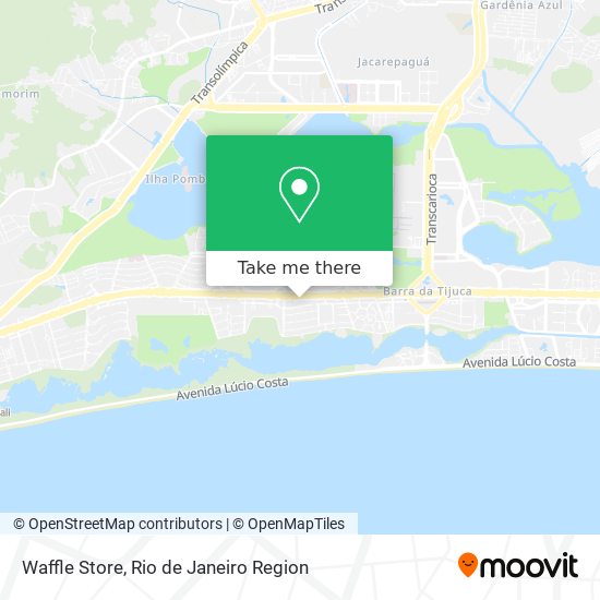 Waffle Store map