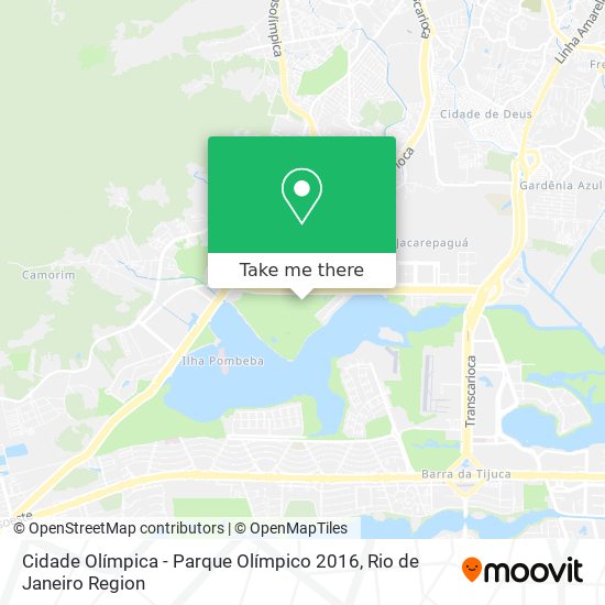 Cidade Olímpica - Parque Olímpico 2016 map