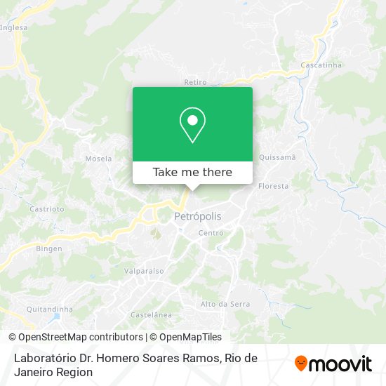 Laboratório Dr. Homero Soares Ramos map