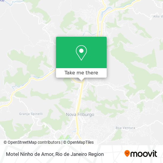 Motel Ninho de Amor map