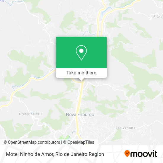 Motel Ninho de Amor map