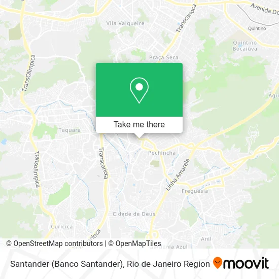 Santander (Banco Santander) map