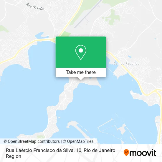 Rua Laércio Francisco da Silva, 10 map
