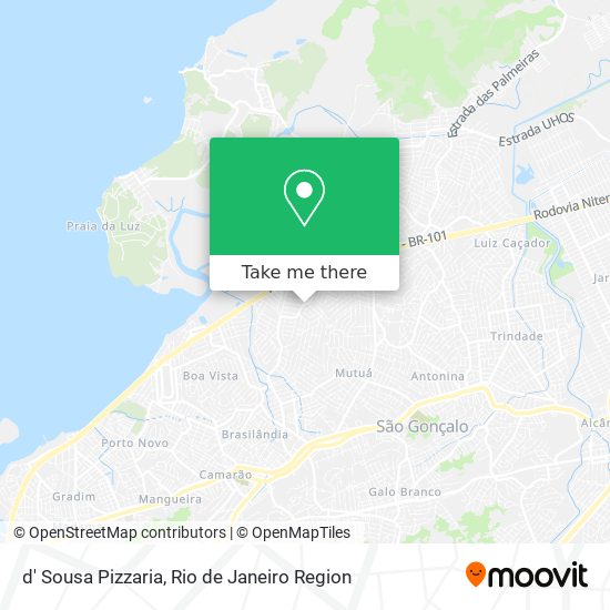 d' Sousa Pizzaria map